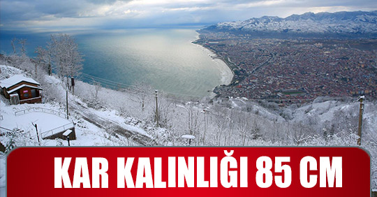 KAR KALINLIĞI 85 CM
