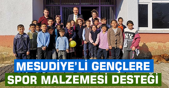 GENÇLERE SPOR MALZEMESİ DESTEĞİ