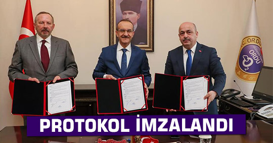 Protokol İmzalandı