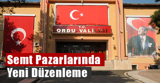 Semt Pazarlarında Yeni Düzenleme