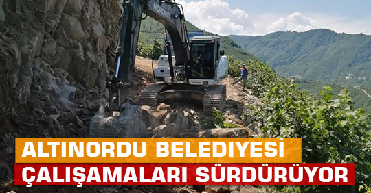 Altınordu Belediyesi Çalışamaları Sürdürüyor