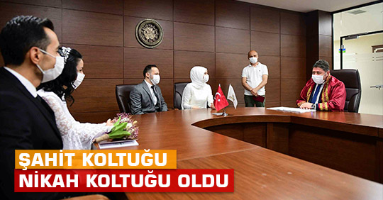 ŞAHİT KOLTUĞU NİKAH KOLTUĞU OLDU