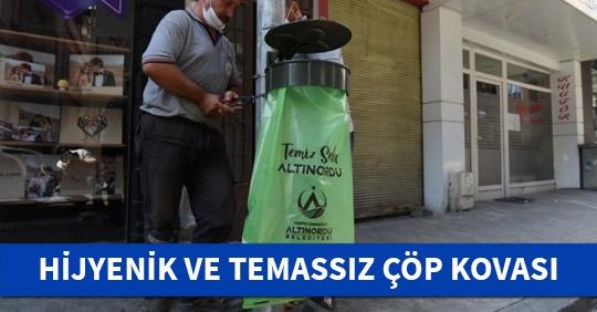 HİJYENİK VE TEMASSIZ ÇÖP KOVASI