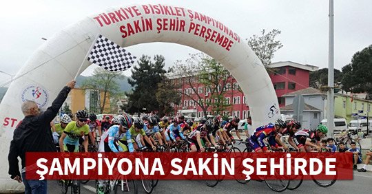 TÜRKİYE BİSİKLET ŞAMPİYONASI SAKİN ŞEHİRDE