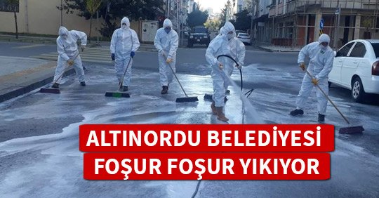 ALTINORDU BELEDİYESİ FOŞUR FOŞUR YIKIYOR