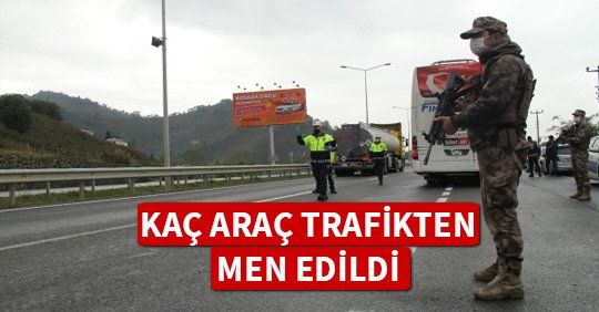 7 GÜNDE 145 ARAÇ TRAFİKTEN MEN EDİLDİ
