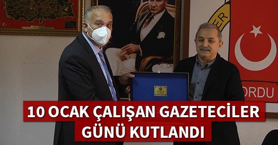 10 OCAK ÇALIŞAN GAZETECİLER GÜNÜ KUTLANDI