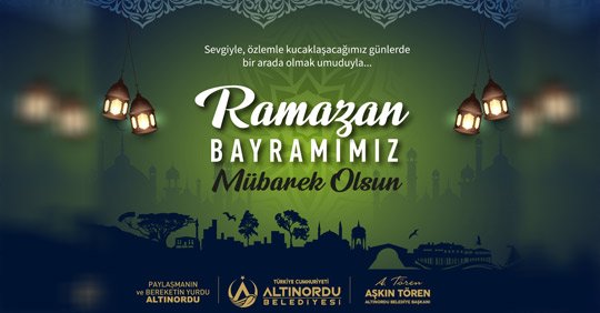 BAŞKAN TÖREN: “BAYRAMLAR KARDEŞLİKTİR MUTLULUKTUR”