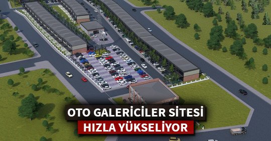 ALTINORDU BELEDİYESİ OTO GALERİCİLER SİTESİ HIZLA YÜKSELİYOR