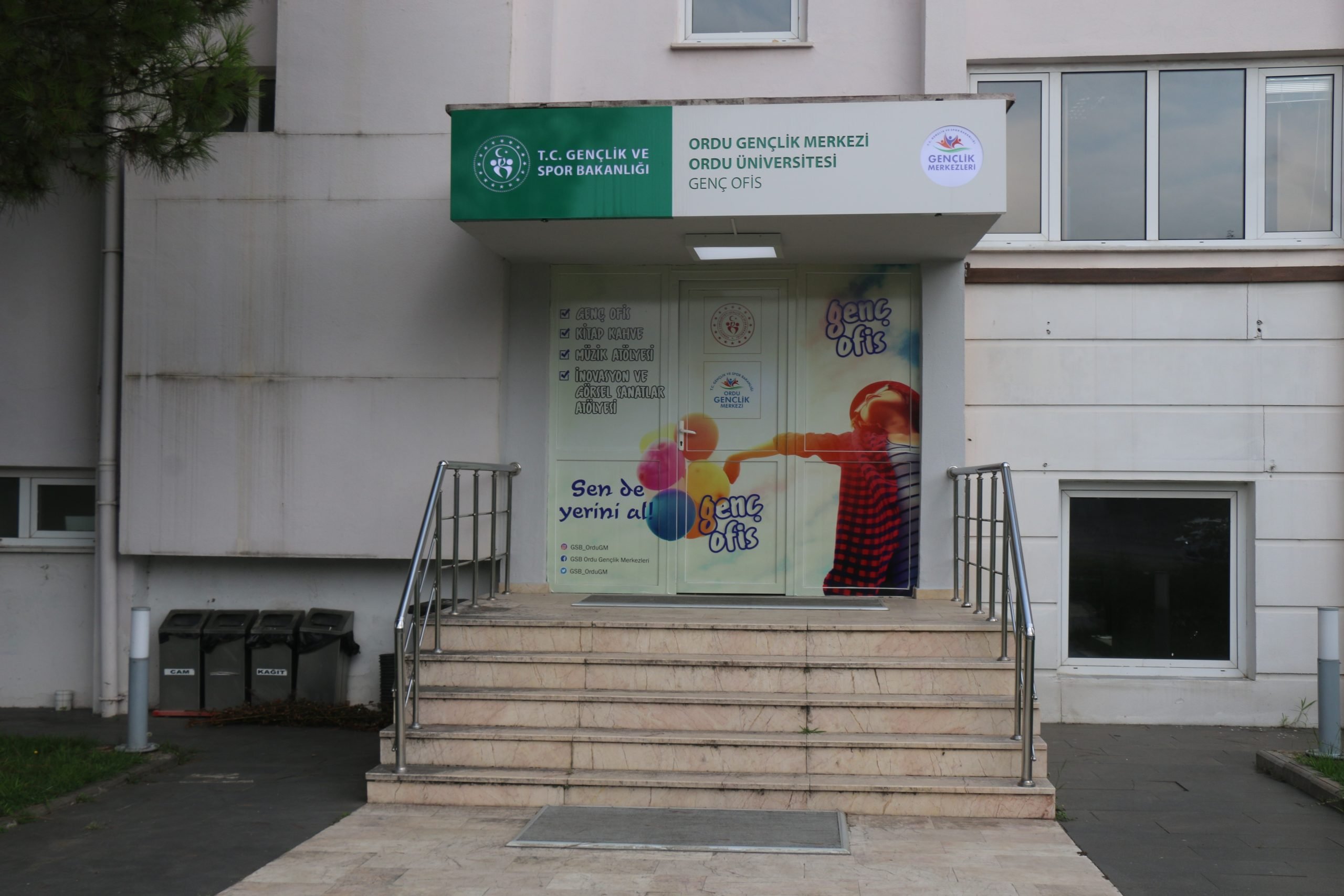 ORDU ÜNİVERSİTESİ GENÇ OFİSİ TAMAMLANIYOR