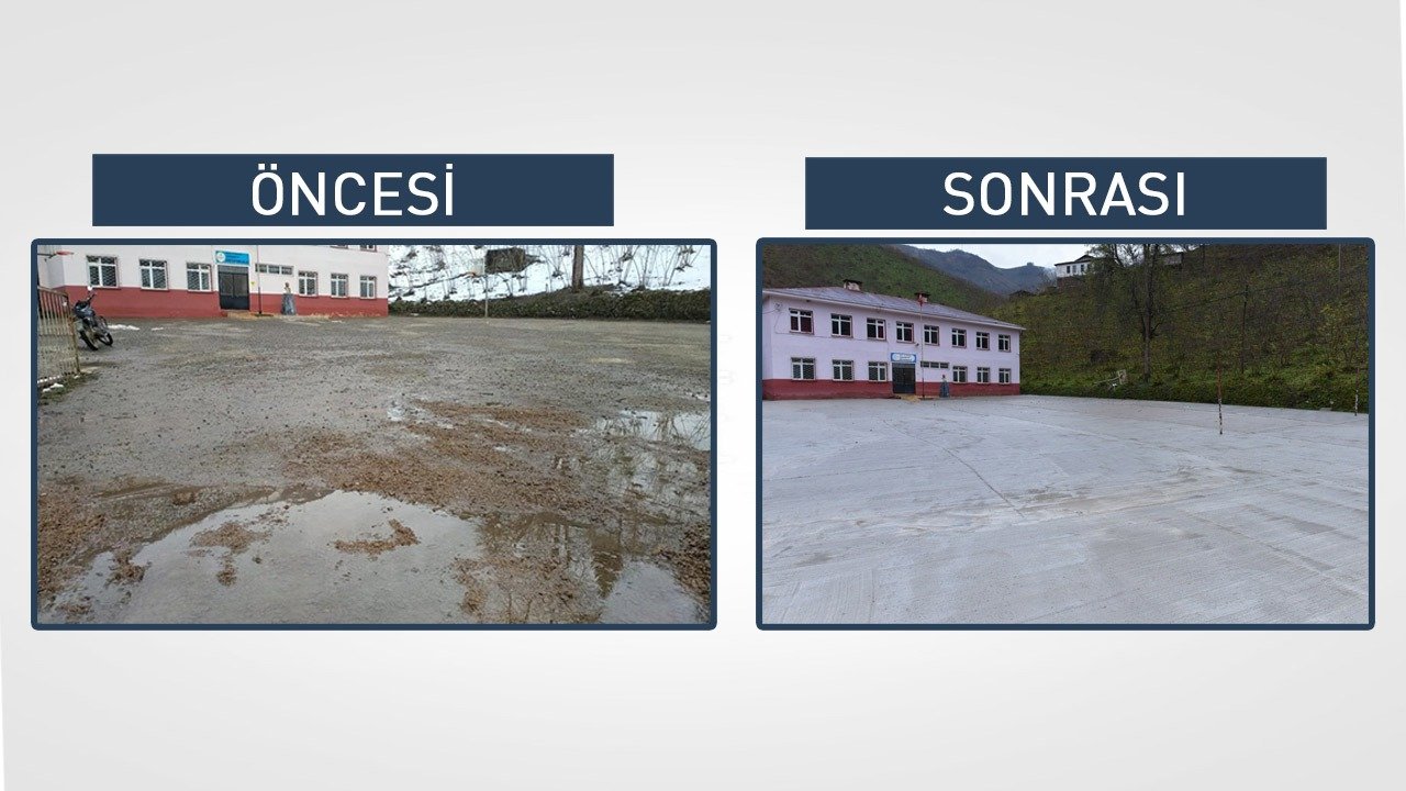 OKUL ÇAMURDAN KURTULDU