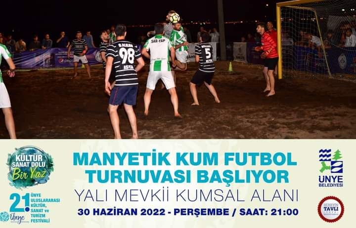 Manyetik Kum Futbol Turnuvası Başlıyor