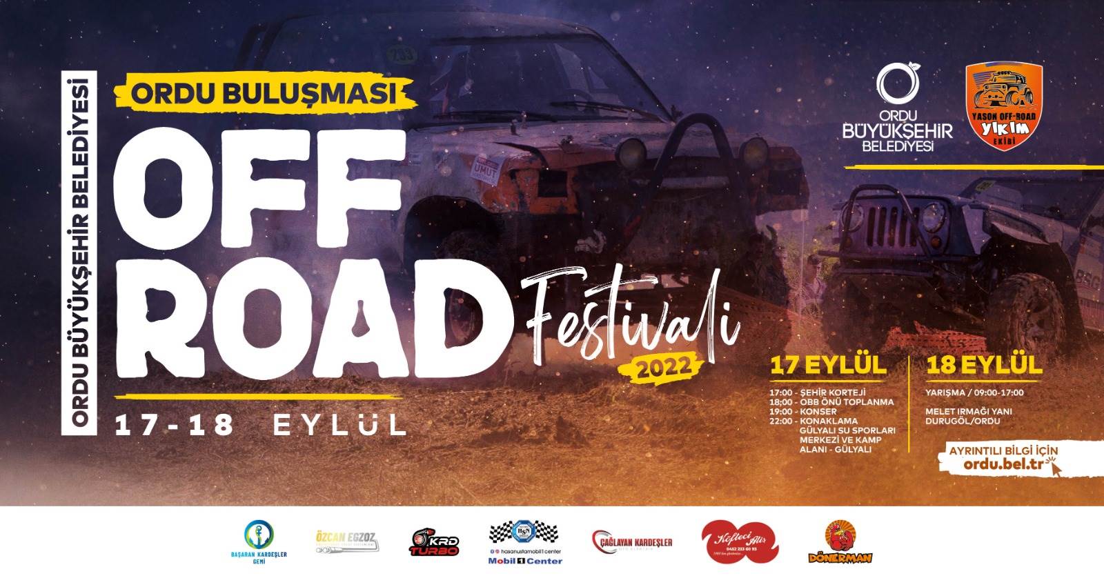 Off-Road için 60 KULÜP 250 ARAÇLA KATILACAK