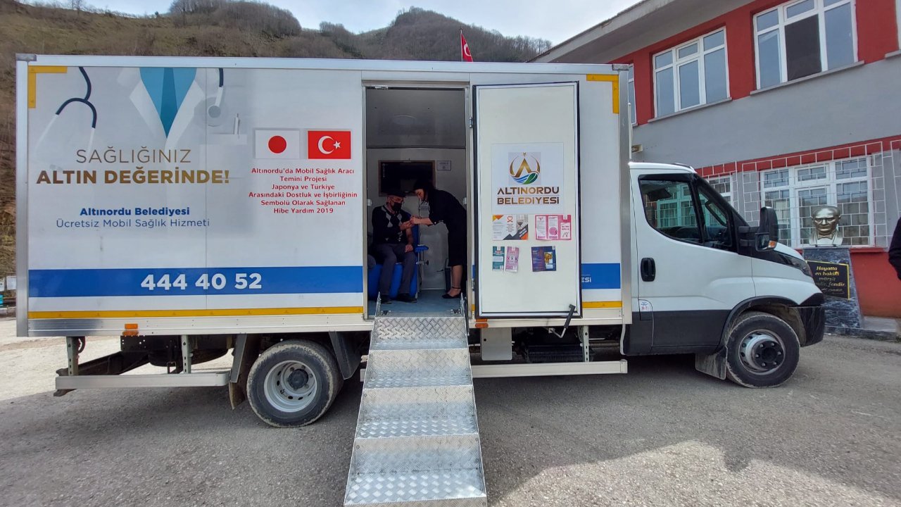 Mobil Sağlık Tarama Aracı Hizmeti Sürüyor