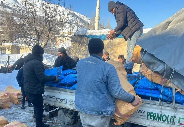 ORDU’DAN GİDEN YAKACAKLAR BÖLGEYE ULAŞMAYA BAŞLADI