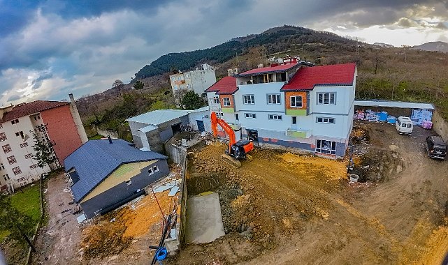 YÖRESEL ÜRÜNLER ÜRETİM ATÖLYESİ VE AŞEVİ HIZLA TAMAMLANIYOR