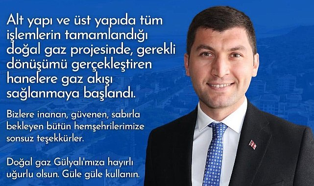 GÜLYALI’NIN DOĞALGAZ BEKLEYİŞİNDE MUTLU SON