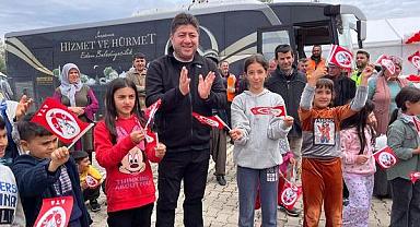 ALTINORDU BELEDİYESİ DEPREMZEDE ÇOCUKLARA TEBESSÜM OLDU