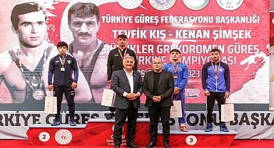 Büyükler Grekoromen Güreş Türkiye Şampiyonası, Ordu'da tamamlandı