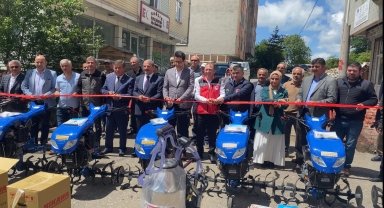 Akkuş'ta çiftçilere ekipman desteği sağlandı