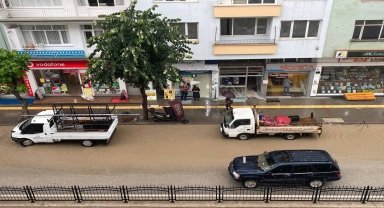 Amasya'da sağanak etkili oldu 