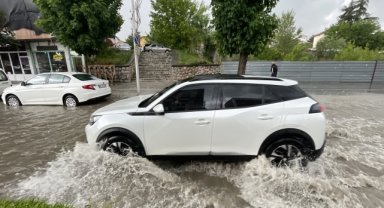 Çorum'da sağanak etkili oldu