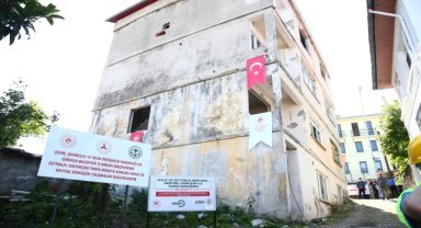 Giresun'da tarihi Zeytinlik semti ve Kale Mahallesi'nde kentsel dönüşüm yapılıyor
