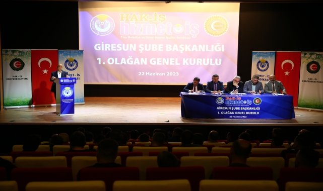 HAK-İŞ Genel Başkanı Mahmut Arslan, Giresun'da konuştu: