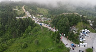 İstiklal Yolu yürüyüşünde ilk kamp alanına ulaşıldı
