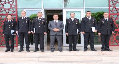 Jandarmadan Havza Kaymakamı Nayman'a ziyaret