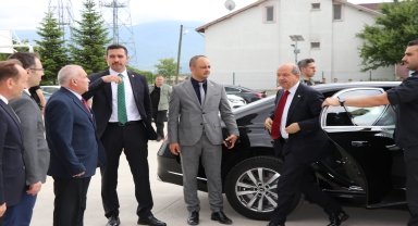 KKTC Cumhurbaşkanı Ersin Tatar, Bolu'da temaslarda bulundu: