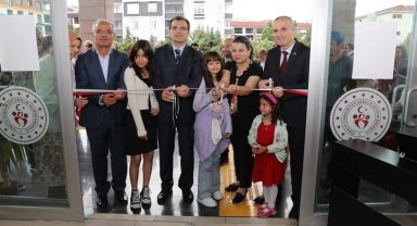 Merzifon'da BİLSEM öğrencileri resim sergisi açtı