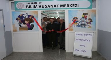 Of Bilim Sanat Merkezi yıl sonu sergisi açıldı