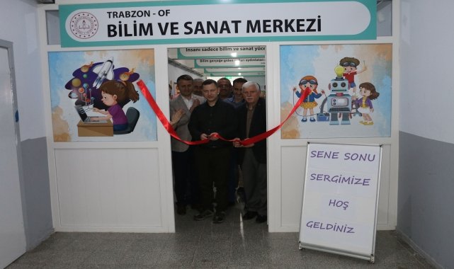 Of Bilim Sanat Merkezi yıl sonu sergisi açıldı