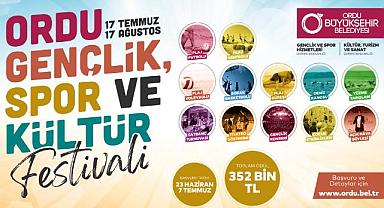 ORDU’DA 1 AY FESTİVAL VAR!
