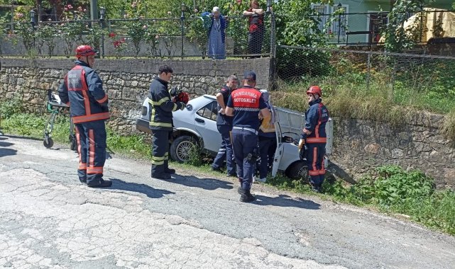 Ordu'da trafik kazasında sürücü öldü, eşi ağır yaralandı