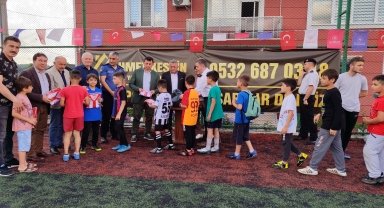 Salıpazarı yaz spor okulları düzenlenen törenle açıldı