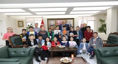 Samsun'da 4'üncü sınıf öğrencileri 