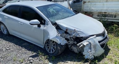 Samsun'da iki otomobilin çarpıştığı kazada 3 kişi yaralandı