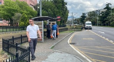 Samsun'da şüpheli çantadan yiyecek ile kıyafet çıktı