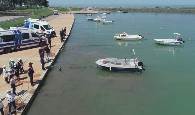 Samsun'da Türkiye Çevre Haftası kapsamında denizde dip temizliği yapıldı