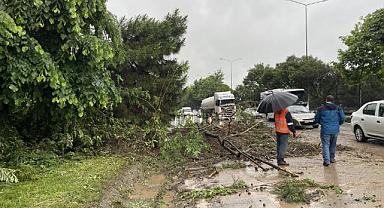 Samsun Ordu Kara Yolunda heyelan