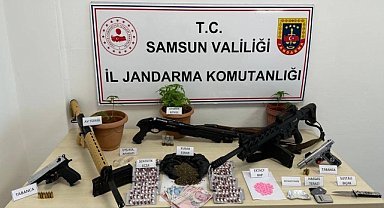 Samsun'da 21 yıl hapis cezası bulunun hükümlü uyuşturucu ile yakalandı