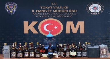 Tokat'ta sahte içki operasyonu düzenlendi