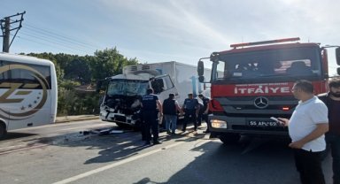 Trafik kazası nedeniyle tek yönlü kapanan Samsun-Ordu yolu açıldı