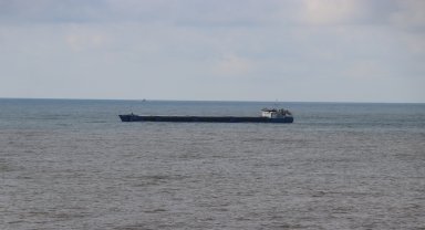 Zonguldak'ta sağanağın ardından denizin rengi kahverengiye döndü