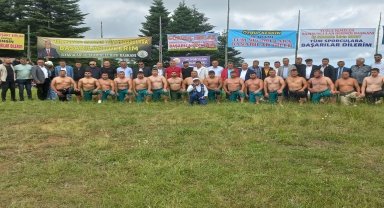Alaçam'da Şirinköy Karakucak Güreşleri ve Keşkek Festivali yapıldı