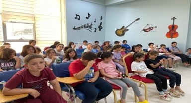 Alaçam Gençlik Merkezinde öğrencilere 