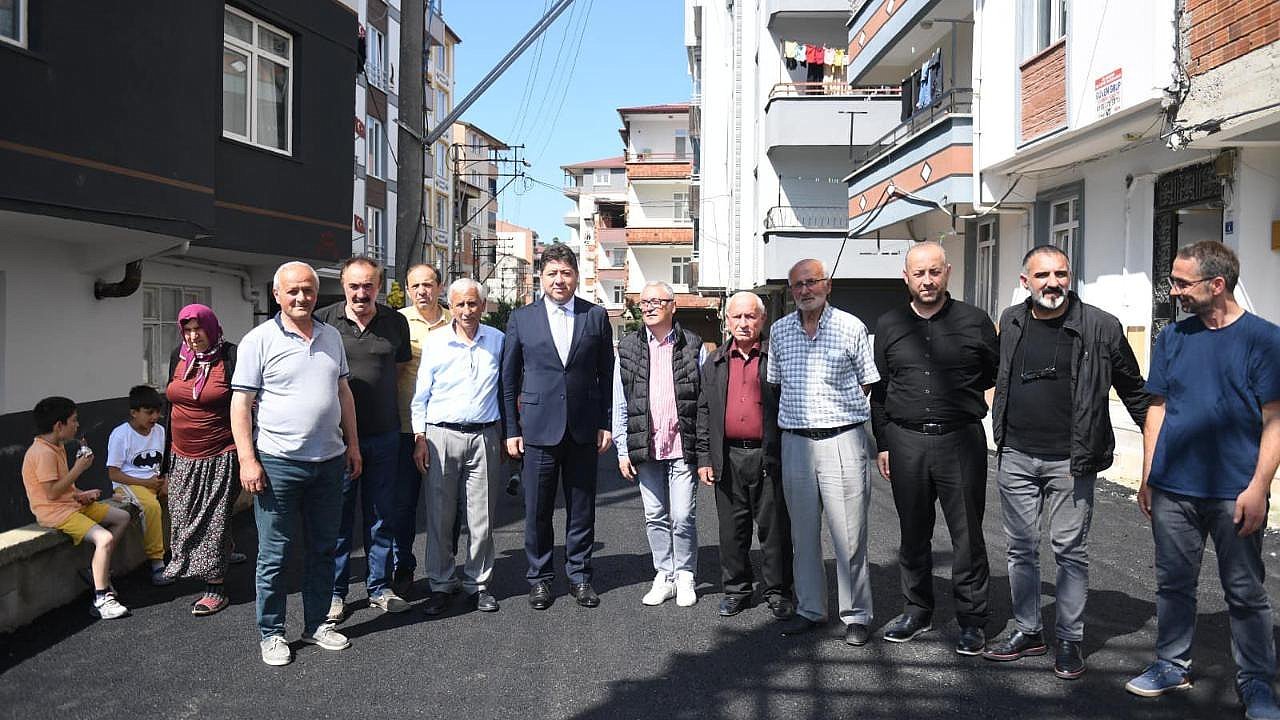 ALTINORDU'DA ALTYAPI VE ULAŞIM YATIRMLARI HIZ KESMİYOR