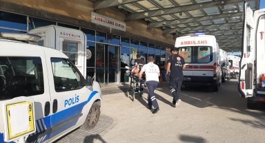Çorum'da halk otobüsünden düşen kişi yaralandı